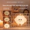 Purring Cat Night Light: Soft Bedside Lamp for Children's Sleep & Bedroom Decor