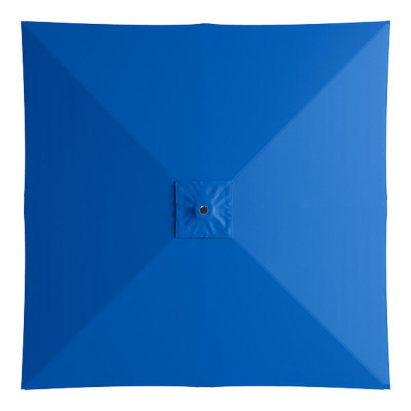 2x2m Quadratischer Terrassenschirm Ersatzstoff 4 Rippen Sonnenschirm Schirmbezug Balkon Außenbereich Café Garten Hinterhof Vordachabdeckung