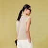 Less 2024 Summer Cotton Knit V-Neck Vest