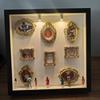 DIY Mini muzeum Siluetní krabička se světlem Vlastní rámeček na fotografie Vzpomínkový displej Personalizovaná DIY Shadow Box sada rámečků s mini rámečky na výročí Domov