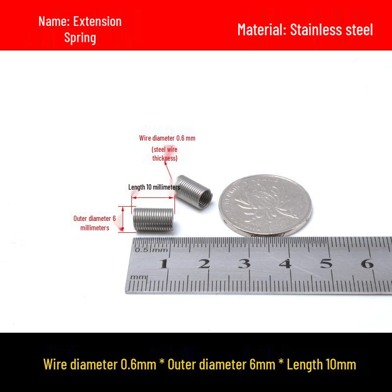 Stainless Steel Spring Hook for Microwave Oven Handle, Wire Diameter 0.6/0.7