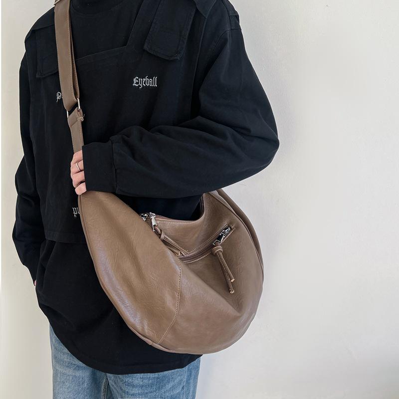 Męska torba motocyklowa o dużej pojemności - Modna torba crossbody i na ramię do fitnessu i na co dzień