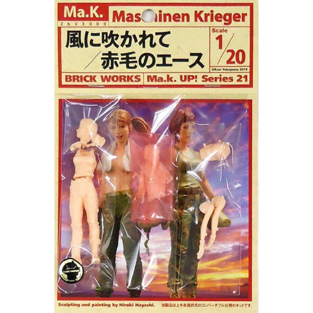

Brick Works Maschinenkrieger Взорванный в Red Hair 1/20 Wind/Ace