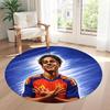 Yamal Round Area Rug Suitable for Foyer Outdoor Hallway Kitchen Anti-slip Round Rug Decorate Offices Perfect Gift for Women Men
