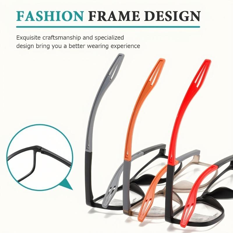 Progressive Multi-Focus Anti-Blue Light Reading Glasses Satisfying the Needs of Far and Near Use