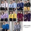 Teluoman Unisex Anti-Wrinkle Slim Fit Bamboo Fiber Business Shirt
