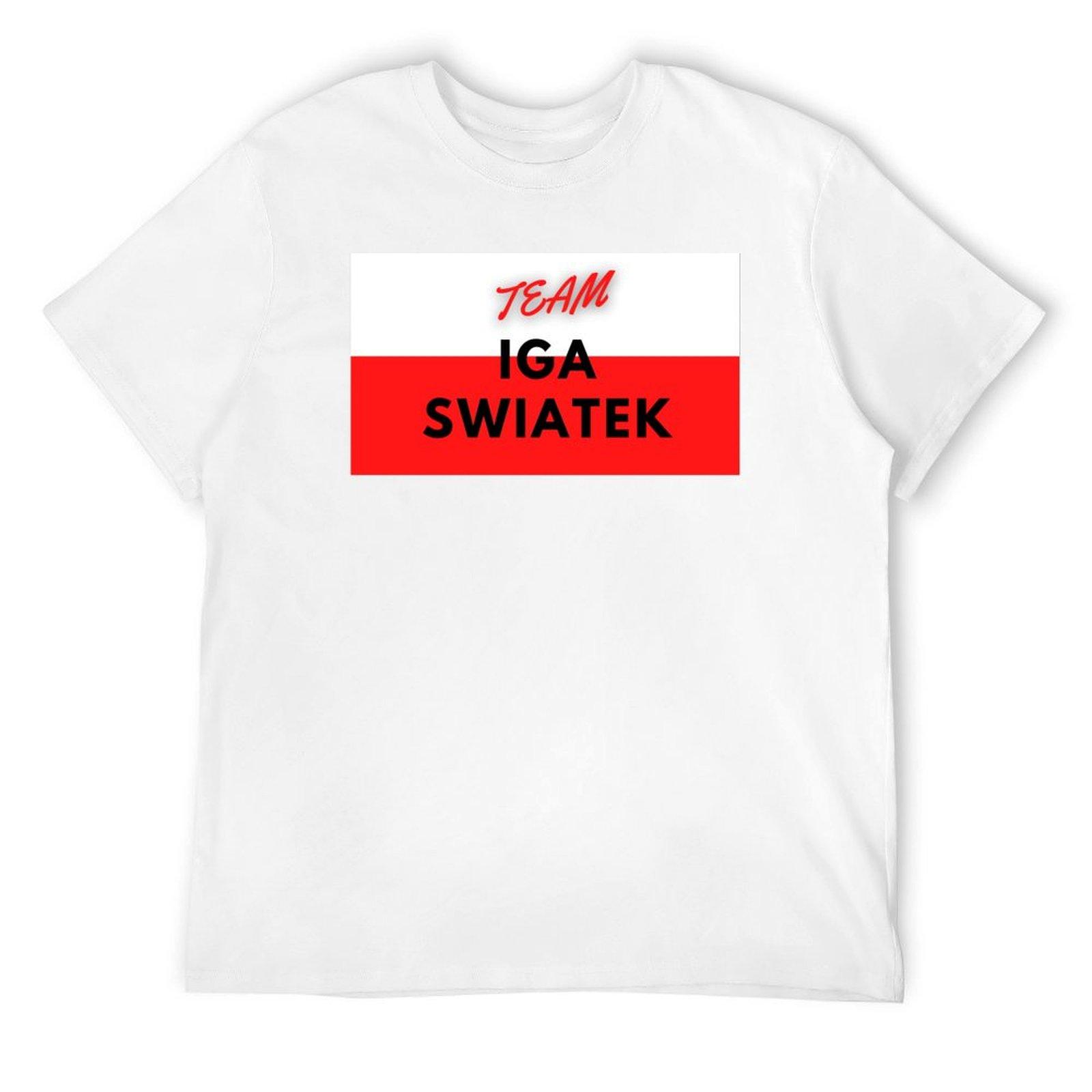 Team Iga Swiatek T-Shirt boys animal print rapper graphic tees mens t shirts pack S