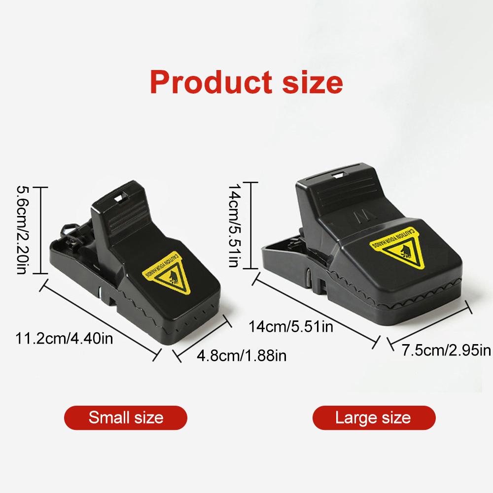 6 balení pastí na myši pro vnitřní použití pro domácí kancelář Bez potřeby baterie Pasti na krysy s vysoce citlivým spouštěním