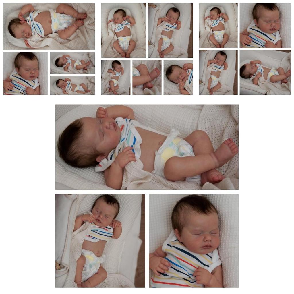 Npk 19-inch Reborn Loulou Silicone Baby Doll Realistic And Adorable Toy For Children Ages 4-6 Years
