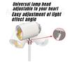 Water Pattern Sunset Ambient Light, Double Head Projection Lamp for Live Streaming and Bedroom Decoration