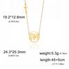 My Shape Aircraft World Map Pendant Necklaces for Women Men Hollow Map Airplane Stainless Steel Chain Choker Jewelry Travel Gift