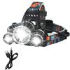 Super Bright Led Headlamp Use 18650 Battery Rechargeable Fishing Headlight Outdoor Hunting Camping Waterproof Head Light