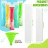10/20/50 Pcs Disposable Ice Popsicle Bags – Food-Grade Freezer Bags for Liquids, Ice Lolly Mold, and DIY Homemade Popsicles