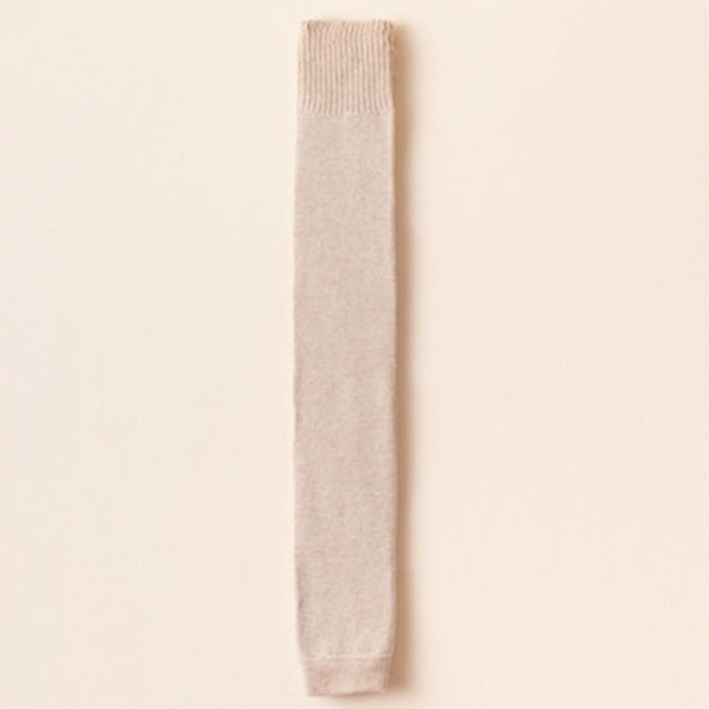 Høst Vinter Knebeskytter Ensfarget Termisk Fotdeksel Nye Varme Lange Sokker for Kvinner