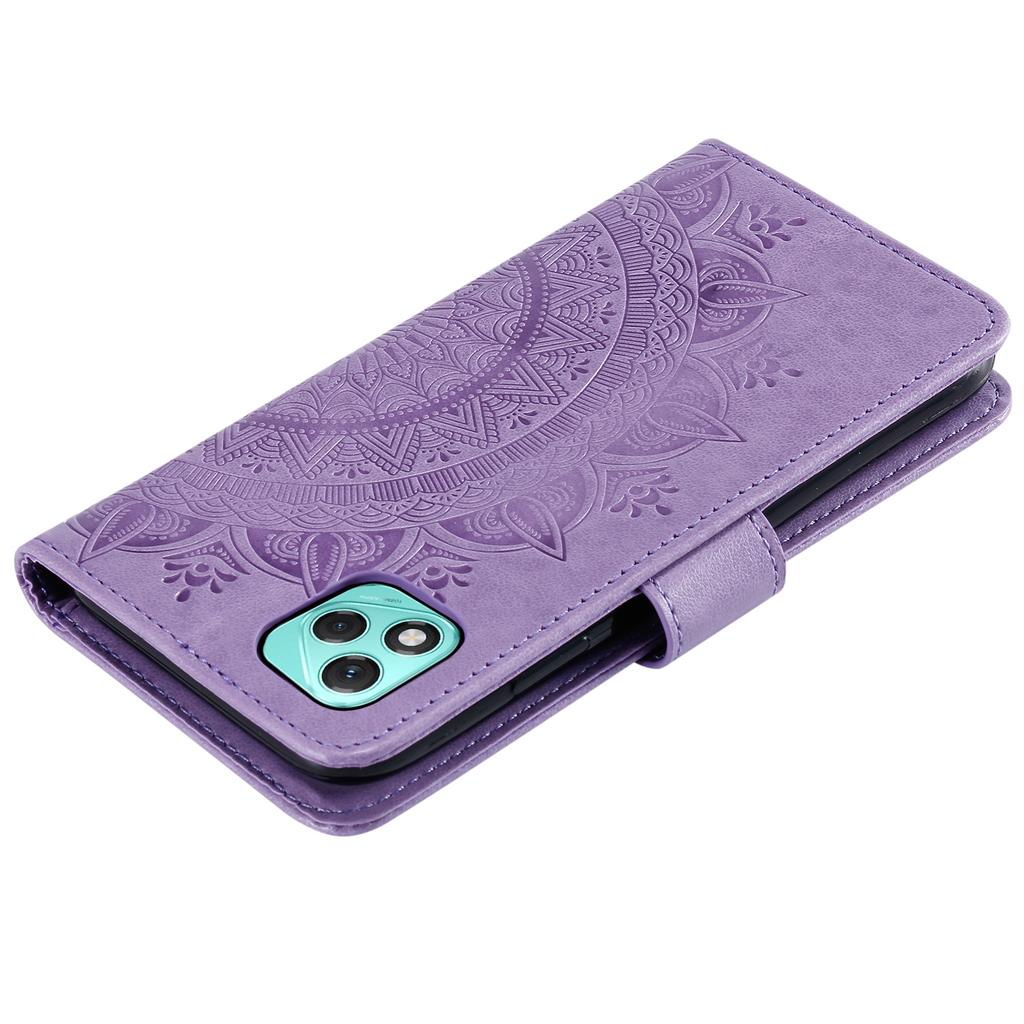 For Honor 400 Lite Stand Case Imprinted Totem PU Leather Wallet Phone Cover