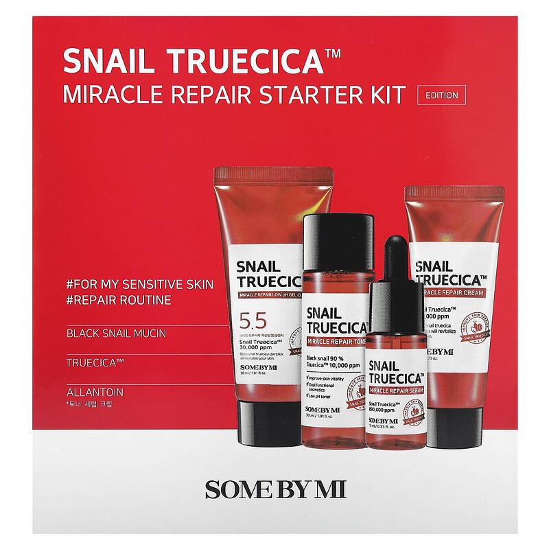 Snail Truecica Miracle Repair Starter Kit, 4 Piece Kit