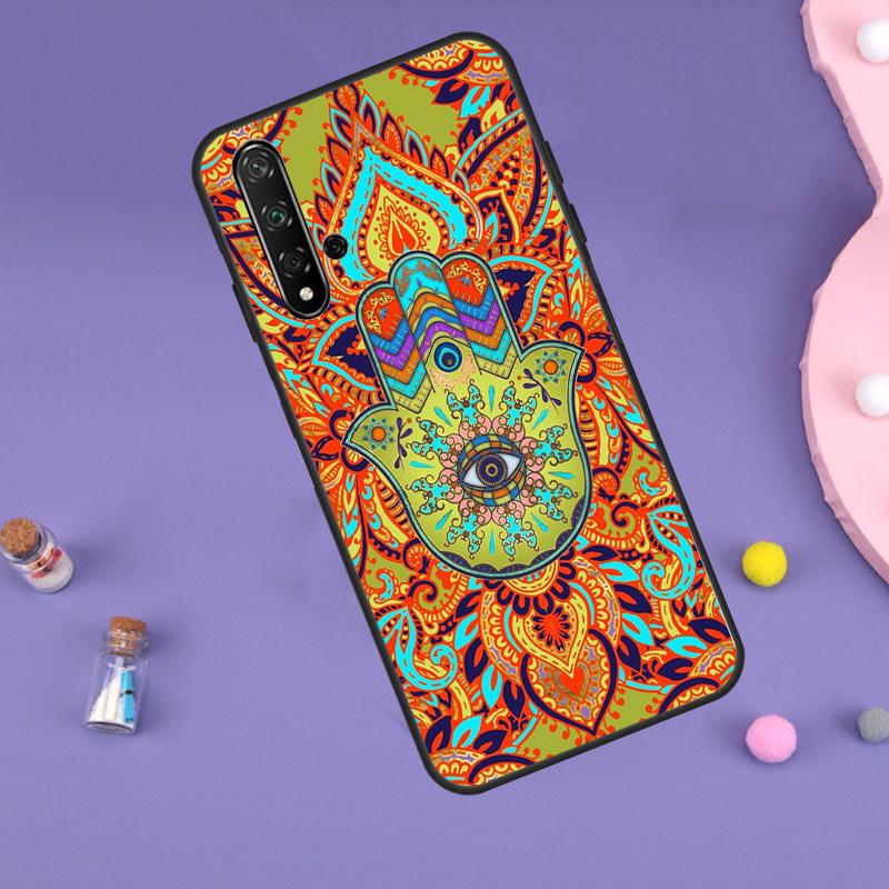 Hamsa Hand of Fatima For Huawei Nova 11i 12i 8i 7i 3i 9 10 SE Y60 Y61 Y70 Y72 Y73 Y90 Y91 P20 P30 P40 Lite Case