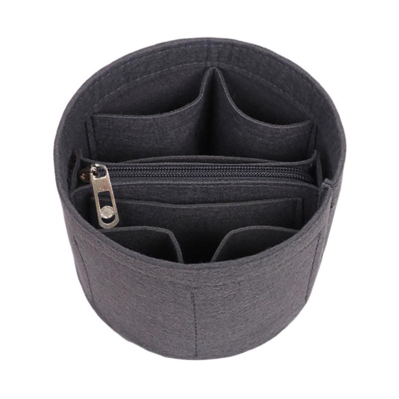 1Pc Soft Felt Cloth Insert Bag Women's Organizer Handbag Felt Travel Bag Insert Liner Purse Organiser Pouch NEW