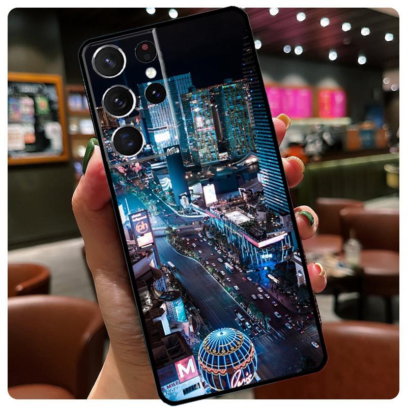 Las Vegas Nevada Phone Case For Samsung Galaxy S25 Ultra S20 S21 S22 S23 S24 Ultra S9 S10 Plus S25 FE Cover