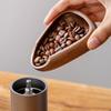 Multifunctional Wooden Coffee Bean Dosing Cup And Light Spray Bottle Barista Set For Enhance Brewing Coffee Experience