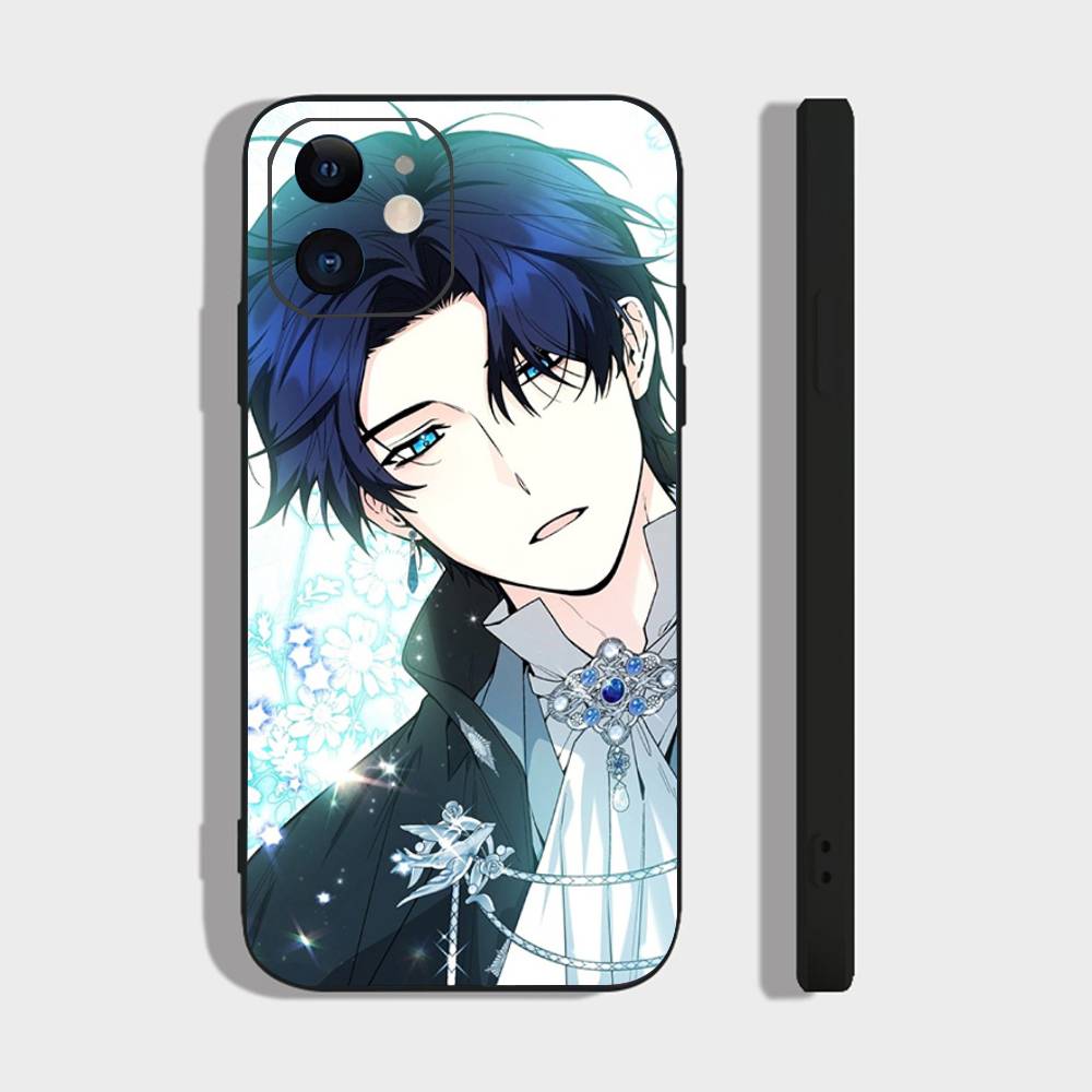 Black Killer W-Whale Baby Korean Comic Phone Case For IPhone 17 Air 16 15 14 13 Pro Max 11 12 Black Silicone Cover