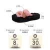 Fashion Versatile Cute Cartoon Soft Cotton Plush Slippers Women's 2025 Autumn and Winter New Outer Wear Fluffy Slippers