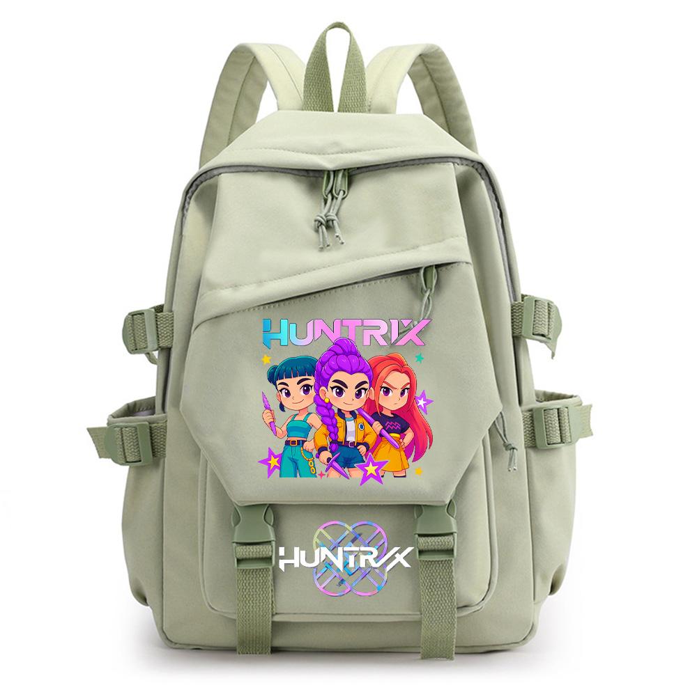 Anime K-Pop Printed Waterproof Backpack for Teen Boy Gril Schoolbag Children Student Women Large Capacity Travel Bag Kid Gift Mochila