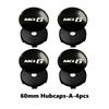 For MG 4pcs 56/60mm Car Wheel Center Hub Caps Tire Rim Covers Accessories Cyberster 3 5 6 7 ZS ES5 ONE HS EV Cyber X bso1