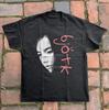 Björk T-Shirt, Retro Björk Logo T-Shirt, 90er Alternative Art Pop Shirt
