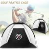 2/3 m Golf Cage Practice Net Training Indoor Outdoor Sport Golf Exercise Equipment Garden Trainer Black