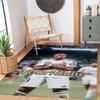 Mbappe 121 Customizable Name Area Rug Perfect for Dining Room Kitchen Game Room Entryway Anti-slip Rug Anime Office Decor Best for Christmas