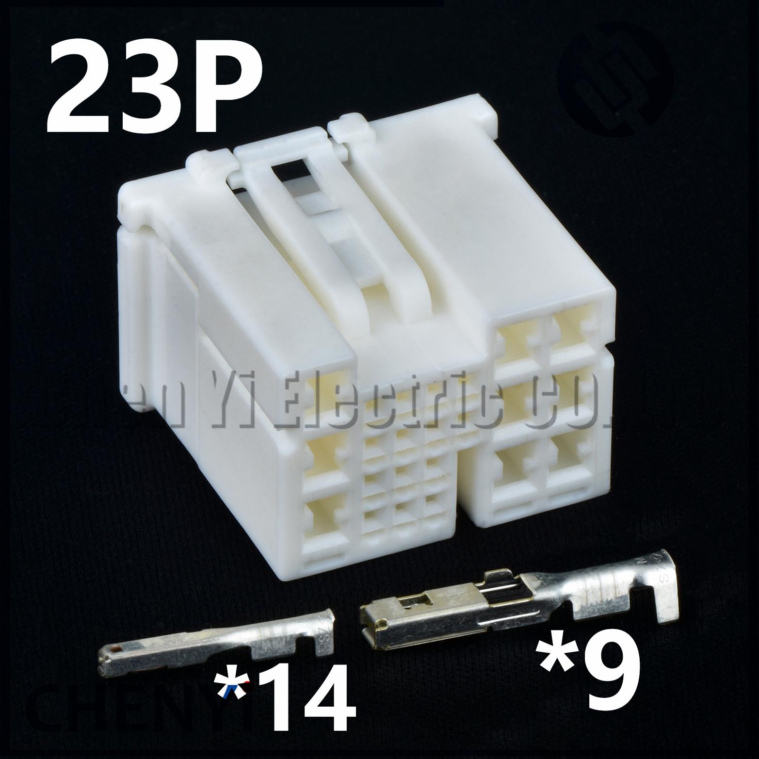 23 Pin Automotive connector Car door hinge wire harness plug 6098-6559 72878860 For Honda (as the picture,23P)