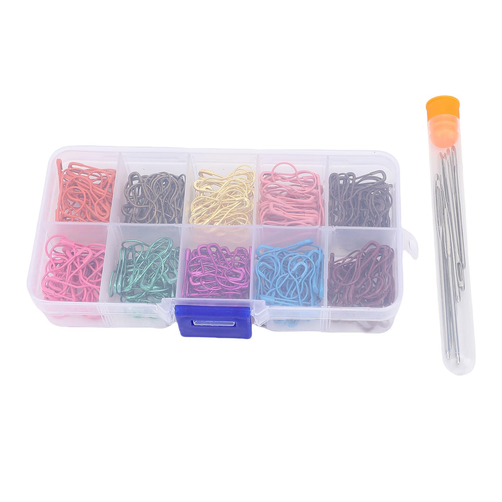 

300 шт. безопасных булавок 10 цветов в форме тыквы, булавок для бирок, маркеров для вязания