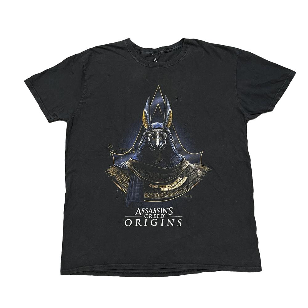 Assassins Creed Shirt XL Video Game Promo Graphic Playstation Ubisoft God Of War XXXXL