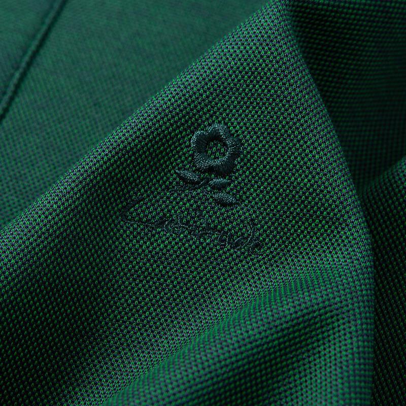 Montagut Men's Silk Blend Long Sleeve Polo Shirt