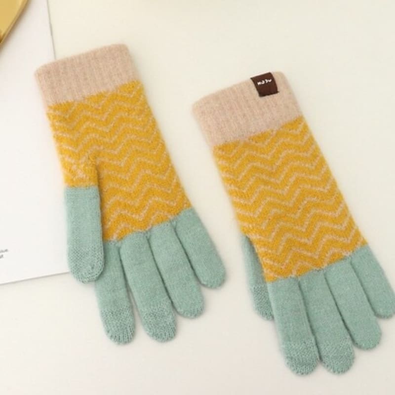 LALA Fogny Grid Fleece Gloves