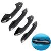 4pcs For BYD ATTO 3 Yuan Plus 2024 2024 Car Accessories ABS Door Handle Cover With Smart Key Hole Catch Cap Trim Molding