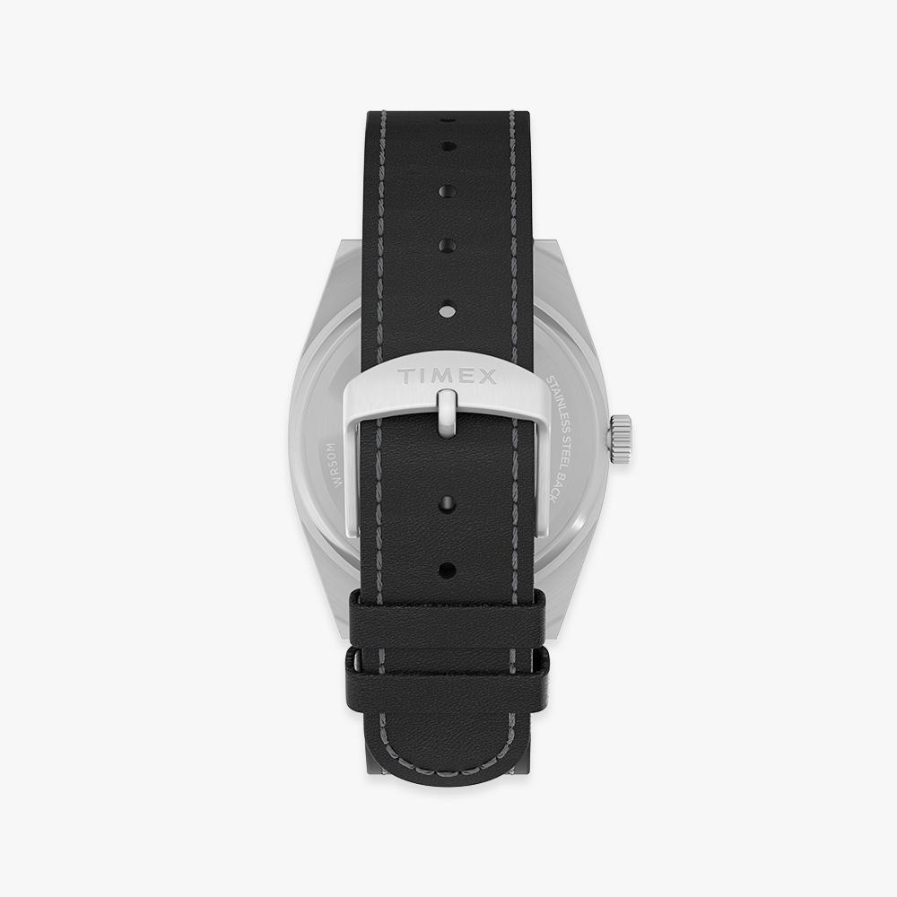 [Timex] Expedition Capstone Black Leather Watch 39mm TW2Y30700