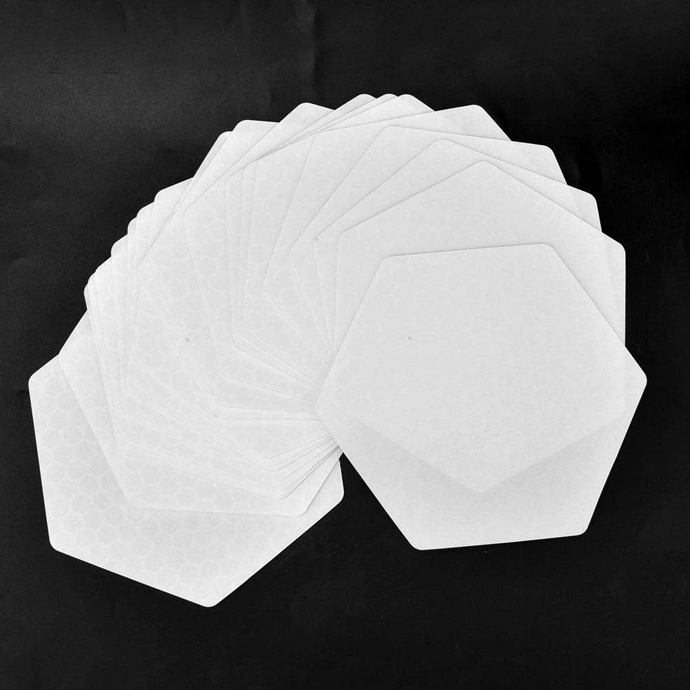 Set of 20 Silicone Surfboard Traction Pads, Paddleboard Non-Slip Mats with Honeycomb Holes, Deck Pads for Surfboards, Shortboards, and Longboards