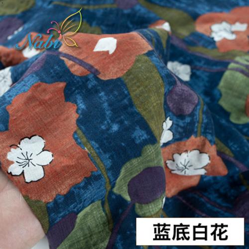 D30 Top Fashion 50*145cm Needlework The Cloth Fabric Tissues Knitted For Sewing Cachefabrics Per Meterflowers Artificial Cotton