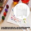 7Pcs Empty Markers Pen Multipurpose Refill Able Markers for Lettering Journaling and Art Enhancing Creative Endeavors