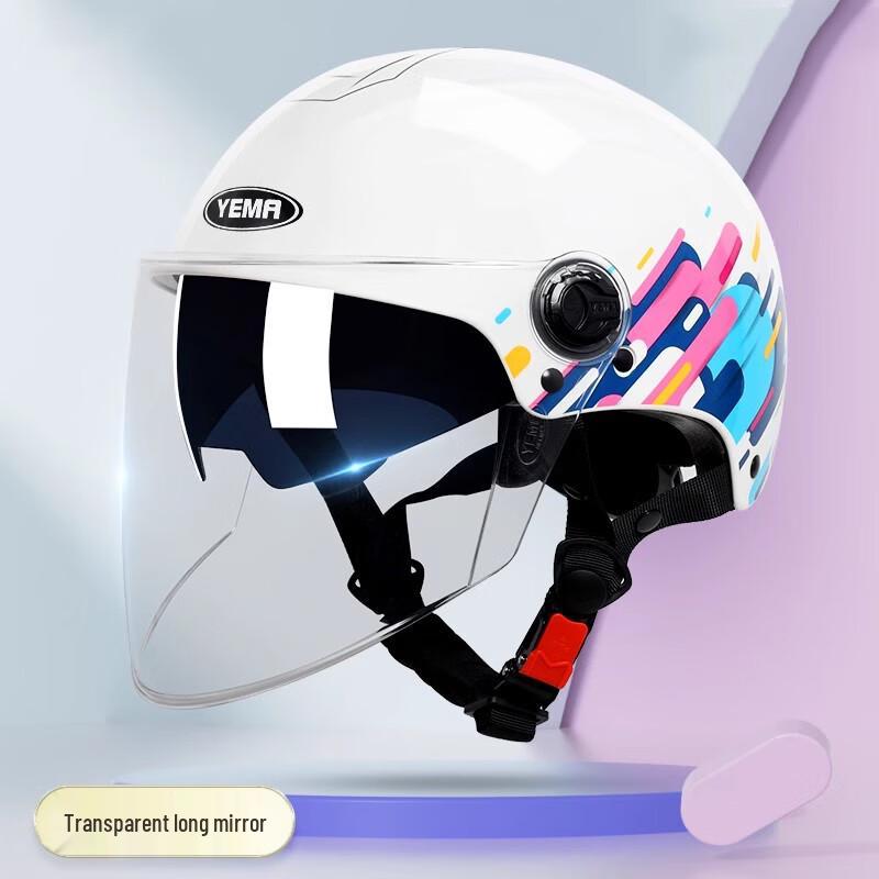 Jiaolu Half-Face Motorcycle & Electric Bike Helmet One Size