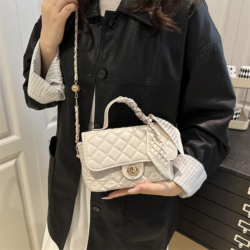 Small Square Bag Summer Handbag Women's New High-end Diamond Chain Shoulder Messenger Bag