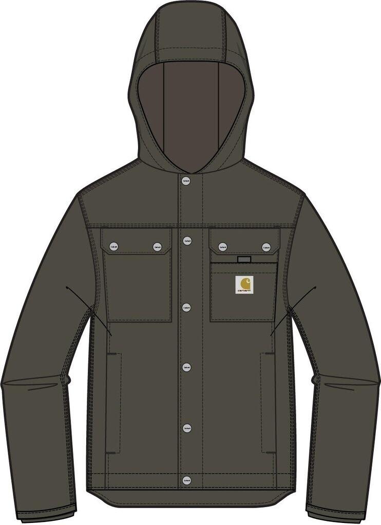 Demiseason Jacket Carhartt Washed Duck Bertlett Jacket Moss