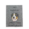 Great Swiss Mountain Dog, Greater Swiss Mountain Dog - Dog Passport Case, Document Case, Gift for the Traveller from the Brand
