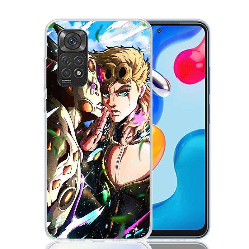 JoJo Adventure Giorno Giovanna Phone Case For Xiaomi Redmi Note 15 14 13 12S 12 Pro Plus 11S 11E 11 11T 10S 10 Art Soft Pattern