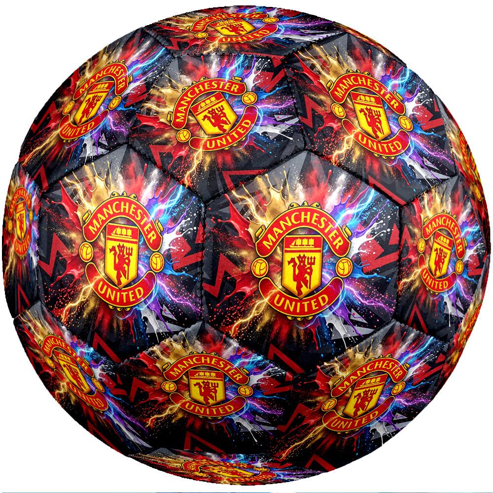 Pallone da calcio tema Manchester United Taglia 5 Pallone da calcio Tocco Morbido Pallone da calcio per Allenamento Professionale per Sport all'Aperto