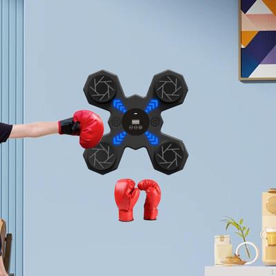 Electronic Boxing Machine Music Target Mode Speed Adjustable Lighted Smart Training