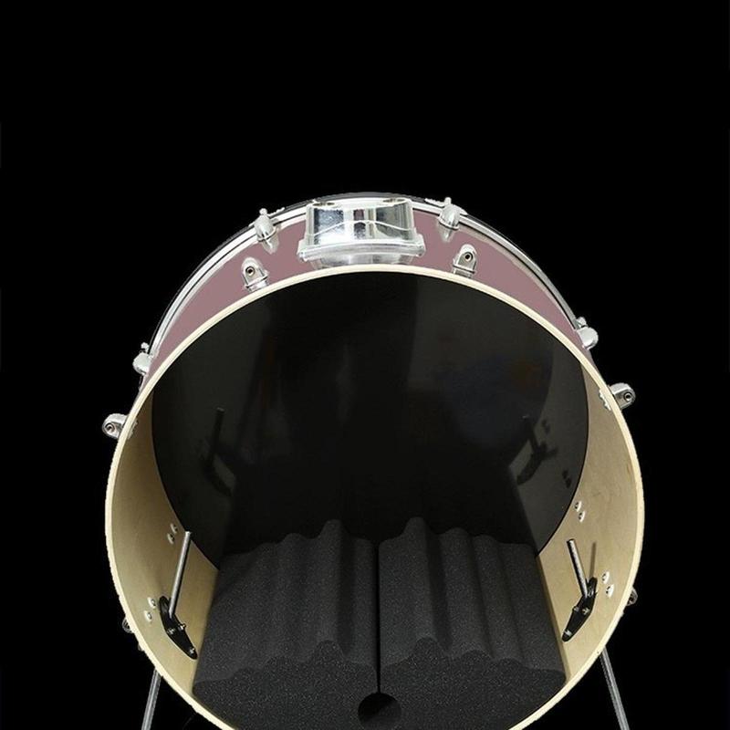 Drum Damper Muffling Pad Drum Accessories Easy to Install Professional Multiuse Lightweight Percussion Silence Mute Cushion