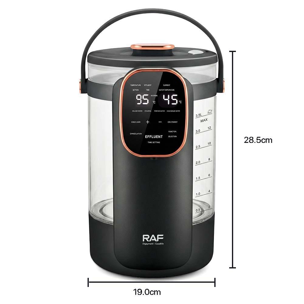 3.5L Multi-functional Electric Kettle with Digital Display and Overheat Protection, 1000W